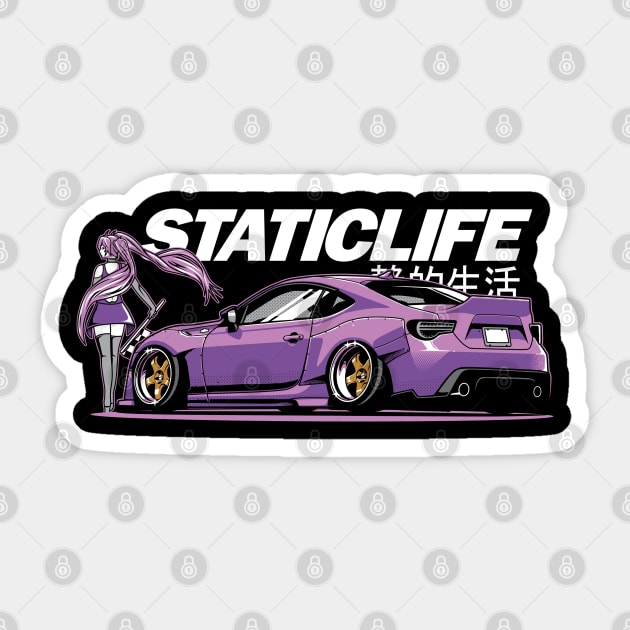 Toyota GT86/Subaru BRZ Sticker by JDMAPEX